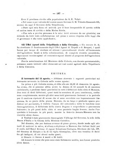 L'Africa italiana bollettino della Società africana d'Italia