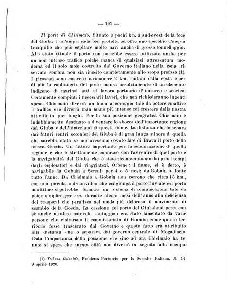 L'Africa italiana bollettino della Società africana d'Italia