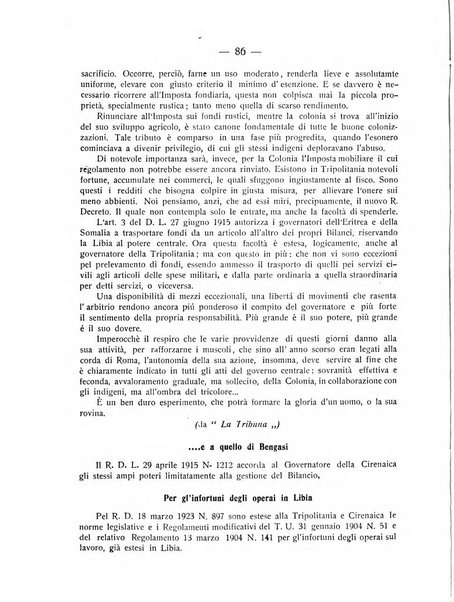 L'Africa italiana bollettino della Società africana d'Italia