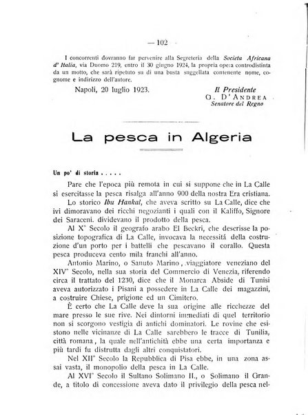 L'Africa italiana bollettino della Società africana d'Italia