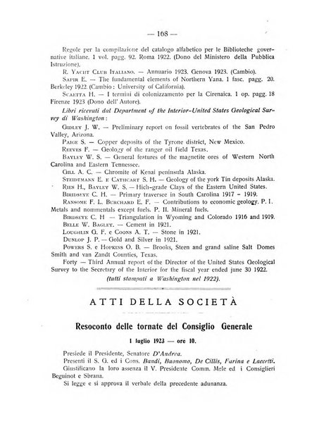 L'Africa italiana bollettino della Società africana d'Italia