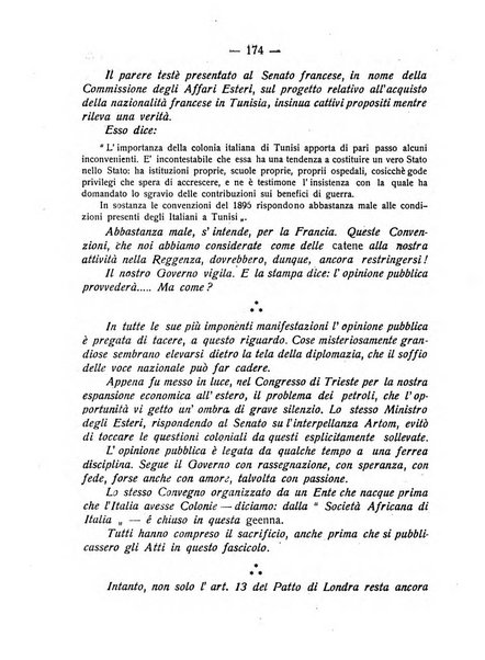 L'Africa italiana bollettino della Società africana d'Italia