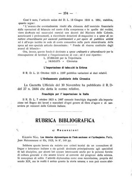 L'Africa italiana bollettino della Società africana d'Italia