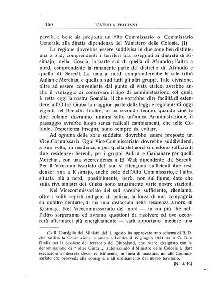 L'Africa italiana bollettino della Società africana d'Italia