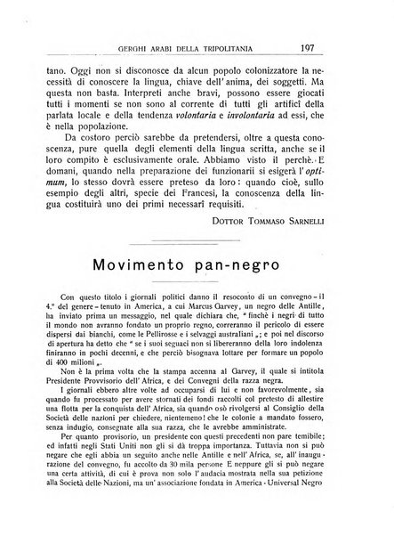 L'Africa italiana bollettino della Società africana d'Italia