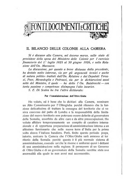 L'Africa italiana bollettino della Società africana d'Italia