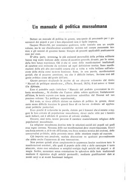 L'Africa italiana bollettino della Società africana d'Italia