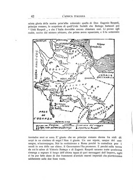 L'Africa italiana bollettino della Società africana d'Italia