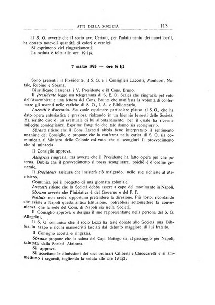 L'Africa italiana bollettino della Società africana d'Italia