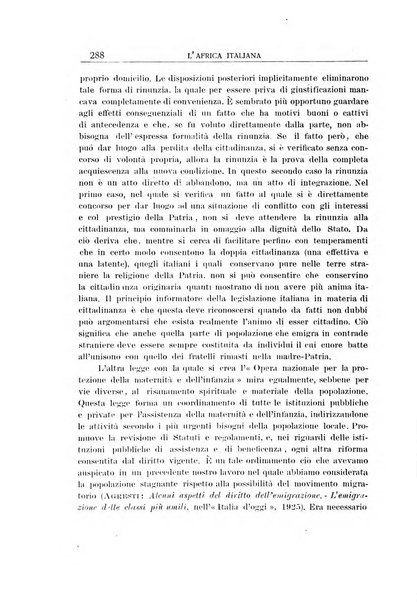 L'Africa italiana bollettino della Società africana d'Italia