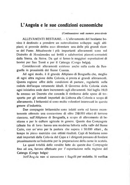 L'Africa italiana bollettino della Società africana d'Italia