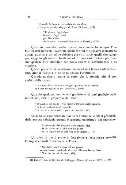 L'Africa italiana bollettino della Società africana d'Italia