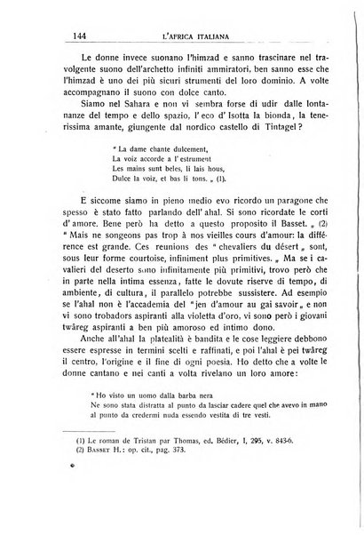 L'Africa italiana bollettino della Società africana d'Italia