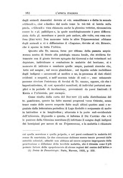 L'Africa italiana bollettino della Società africana d'Italia