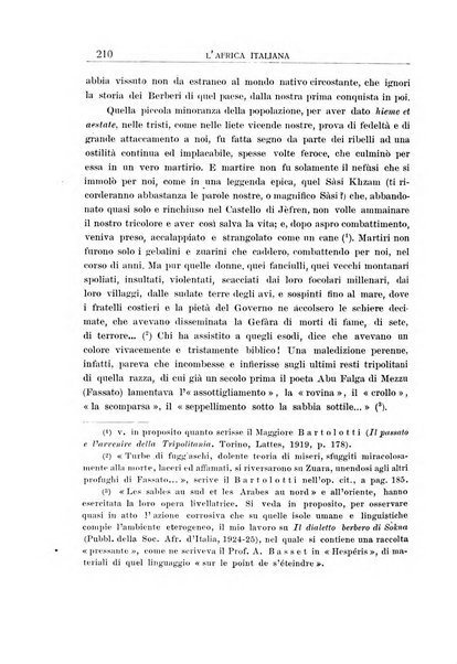 L'Africa italiana bollettino della Società africana d'Italia