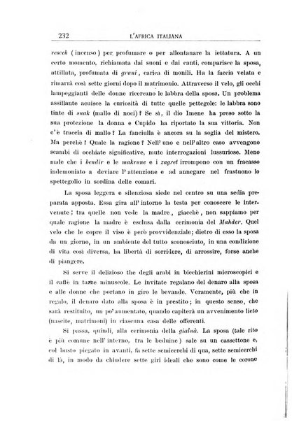 L'Africa italiana bollettino della Società africana d'Italia