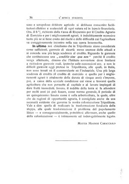 L'Africa italiana bollettino della Società africana d'Italia