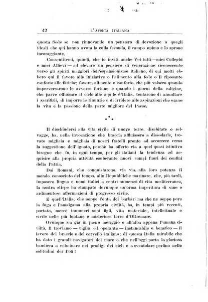 L'Africa italiana bollettino della Società africana d'Italia