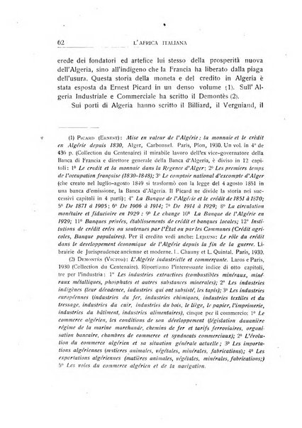 L'Africa italiana bollettino della Società africana d'Italia