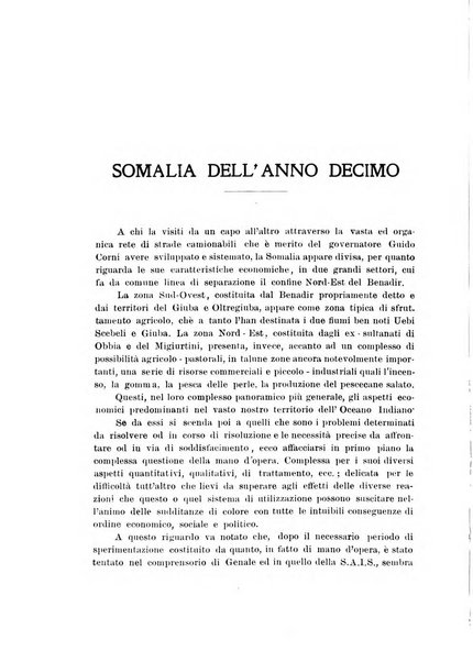 L'Africa italiana bollettino della Società africana d'Italia