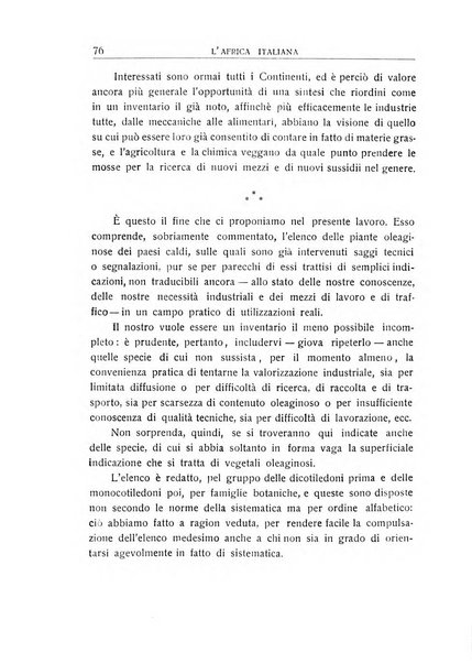 L'Africa italiana bollettino della Società africana d'Italia