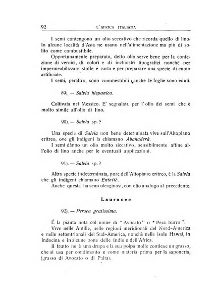 L'Africa italiana bollettino della Società africana d'Italia