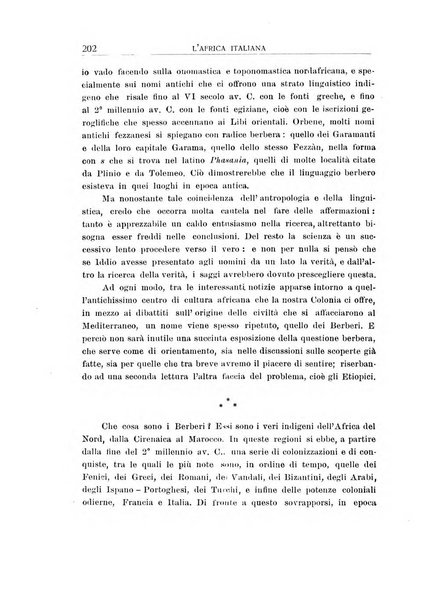 L'Africa italiana bollettino della Società africana d'Italia