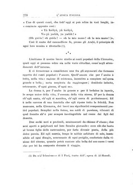 L'Africa italiana bollettino della Società africana d'Italia