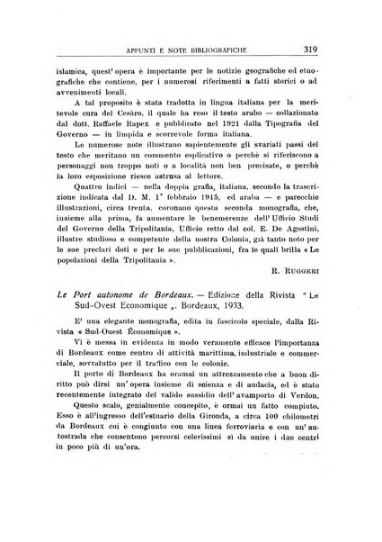 L'Africa italiana bollettino della Società africana d'Italia