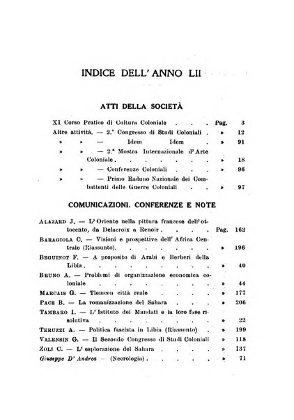 L'Africa italiana bollettino della Società africana d'Italia