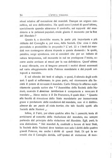 L'Africa italiana bollettino della Società africana d'Italia