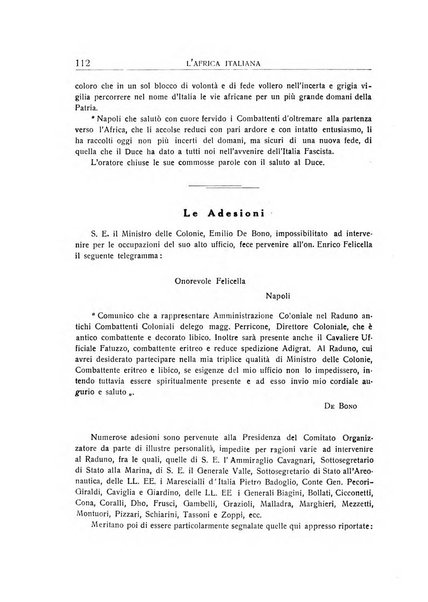 L'Africa italiana bollettino della Società africana d'Italia