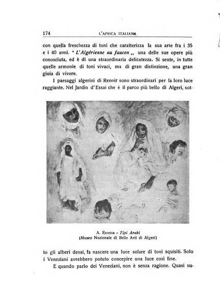 L'Africa italiana bollettino della Società africana d'Italia