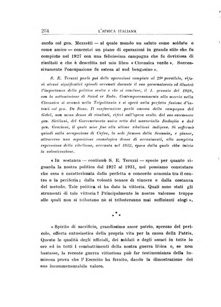 L'Africa italiana bollettino della Società africana d'Italia