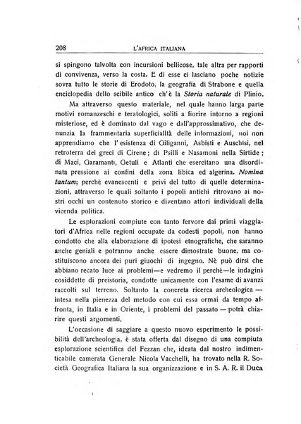 L'Africa italiana bollettino della Società africana d'Italia