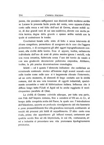 L'Africa italiana bollettino della Società africana d'Italia