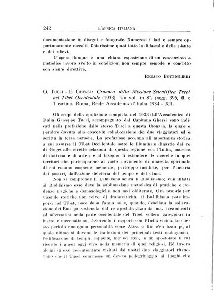 L'Africa italiana bollettino della Società africana d'Italia