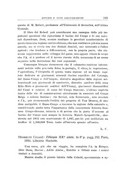 L'Africa italiana bollettino della Società africana d'Italia