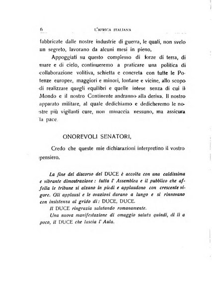 L'Africa italiana bollettino della Società africana d'Italia