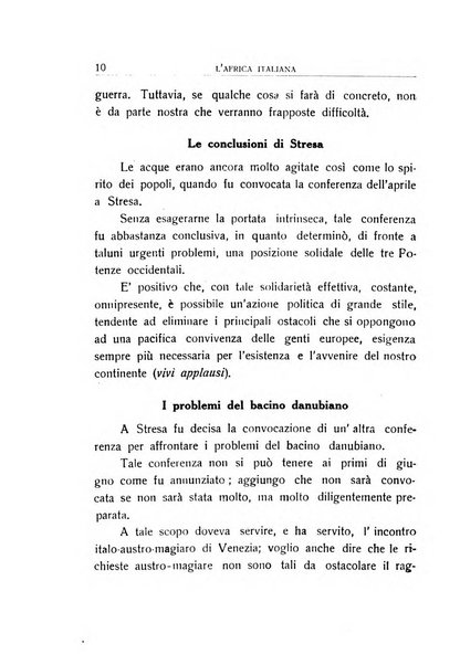 L'Africa italiana bollettino della Società africana d'Italia