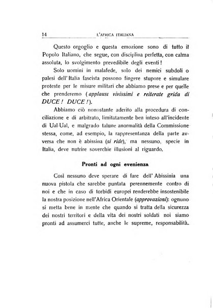 L'Africa italiana bollettino della Società africana d'Italia