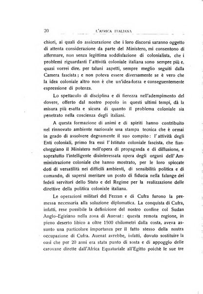 L'Africa italiana bollettino della Società africana d'Italia