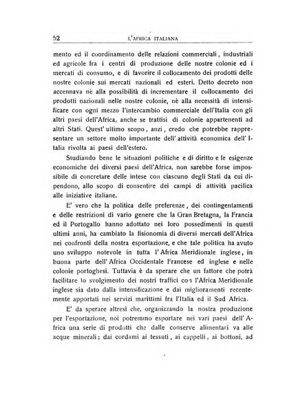 L'Africa italiana bollettino della Società africana d'Italia