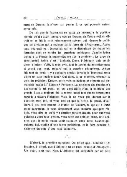 L'Africa italiana bollettino della Società africana d'Italia