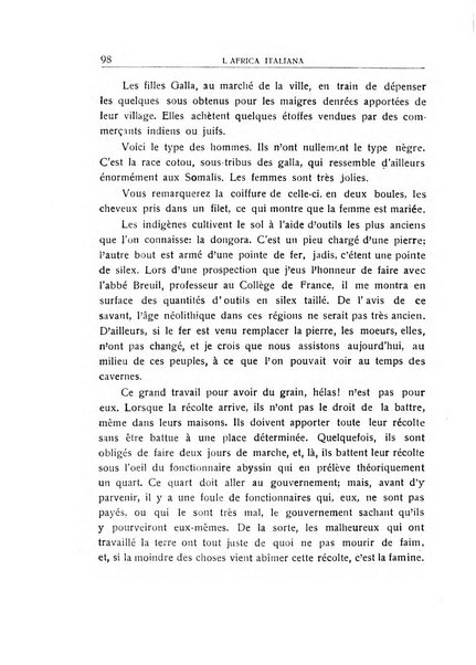 L'Africa italiana bollettino della Società africana d'Italia