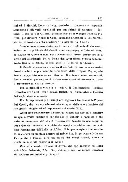 L'Africa italiana bollettino della Società africana d'Italia