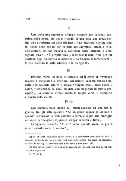 L'Africa italiana bollettino della Società africana d'Italia