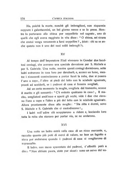 L'Africa italiana bollettino della Società africana d'Italia