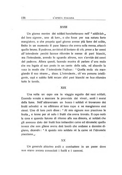 L'Africa italiana bollettino della Società africana d'Italia