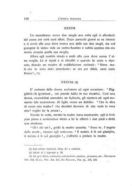 L'Africa italiana bollettino della Società africana d'Italia